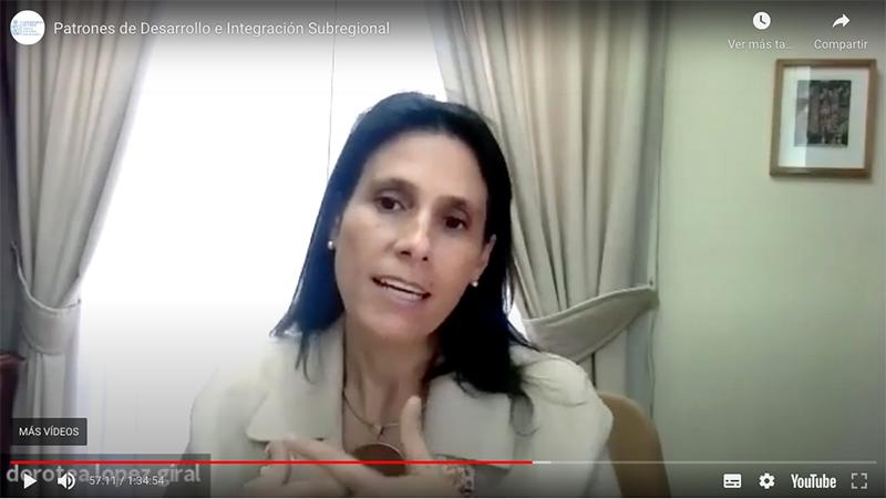 Prof. Dorotea López, Drectora IEI-U de Chile.