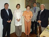 Los profesores José Morandé, Astrid Espaliat, María Teresa Infante, Miguel Ángel López y Walter Sánchez