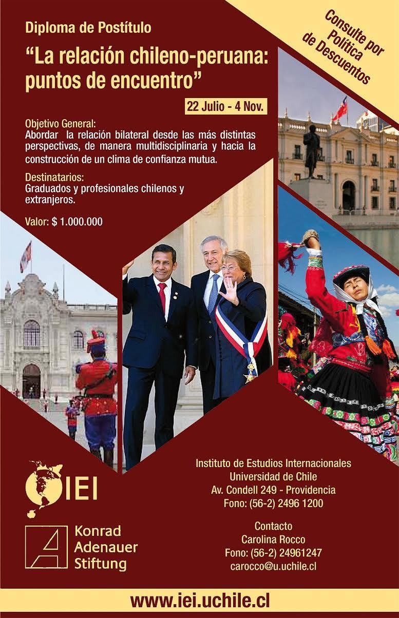 Diploma "La Relación Chileno-Peruana: Puntos de Encuentro"