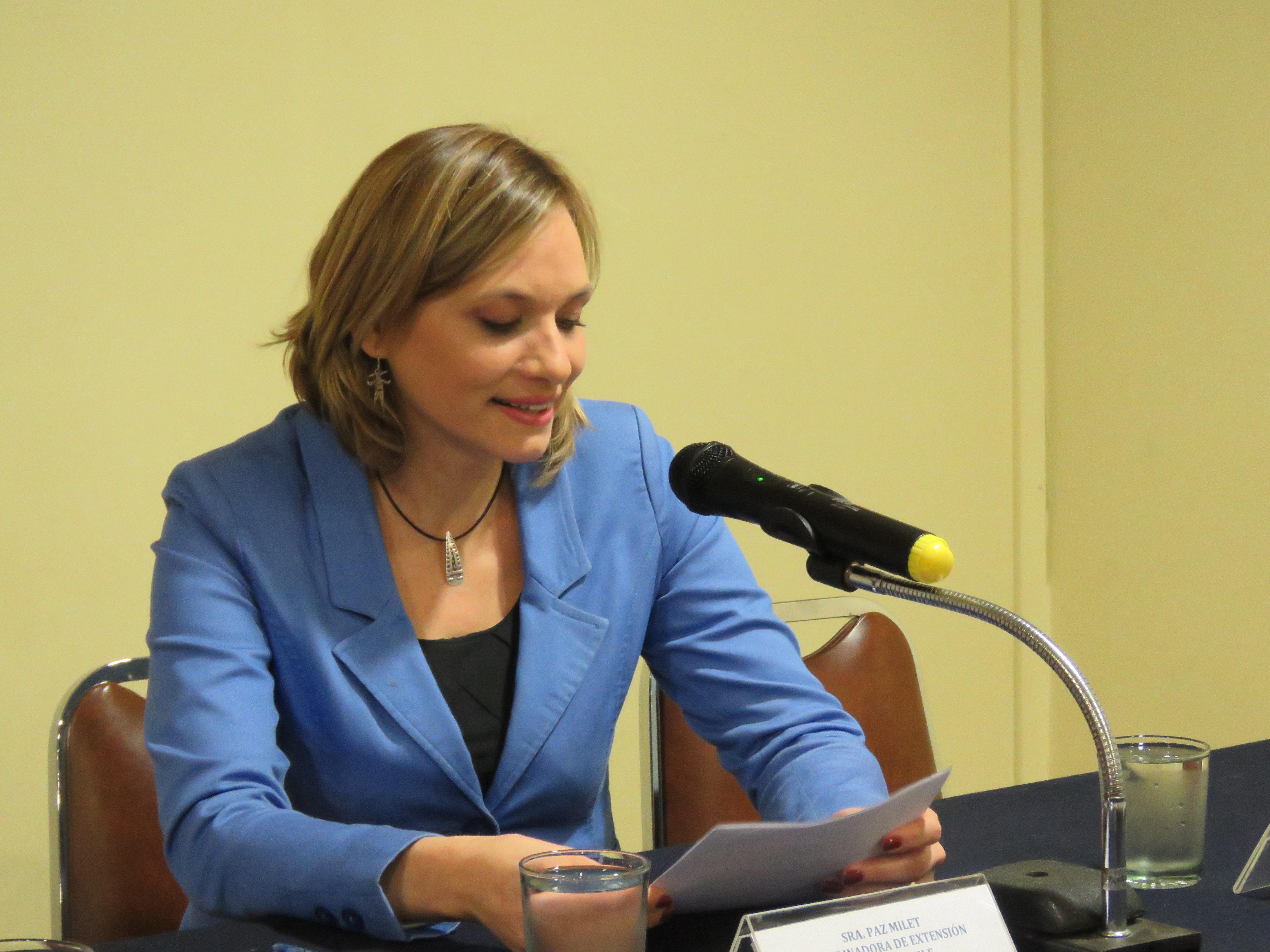 Senadora Carolina Goic, miembro de la Comisión Desafíos de Futuro del Senado.