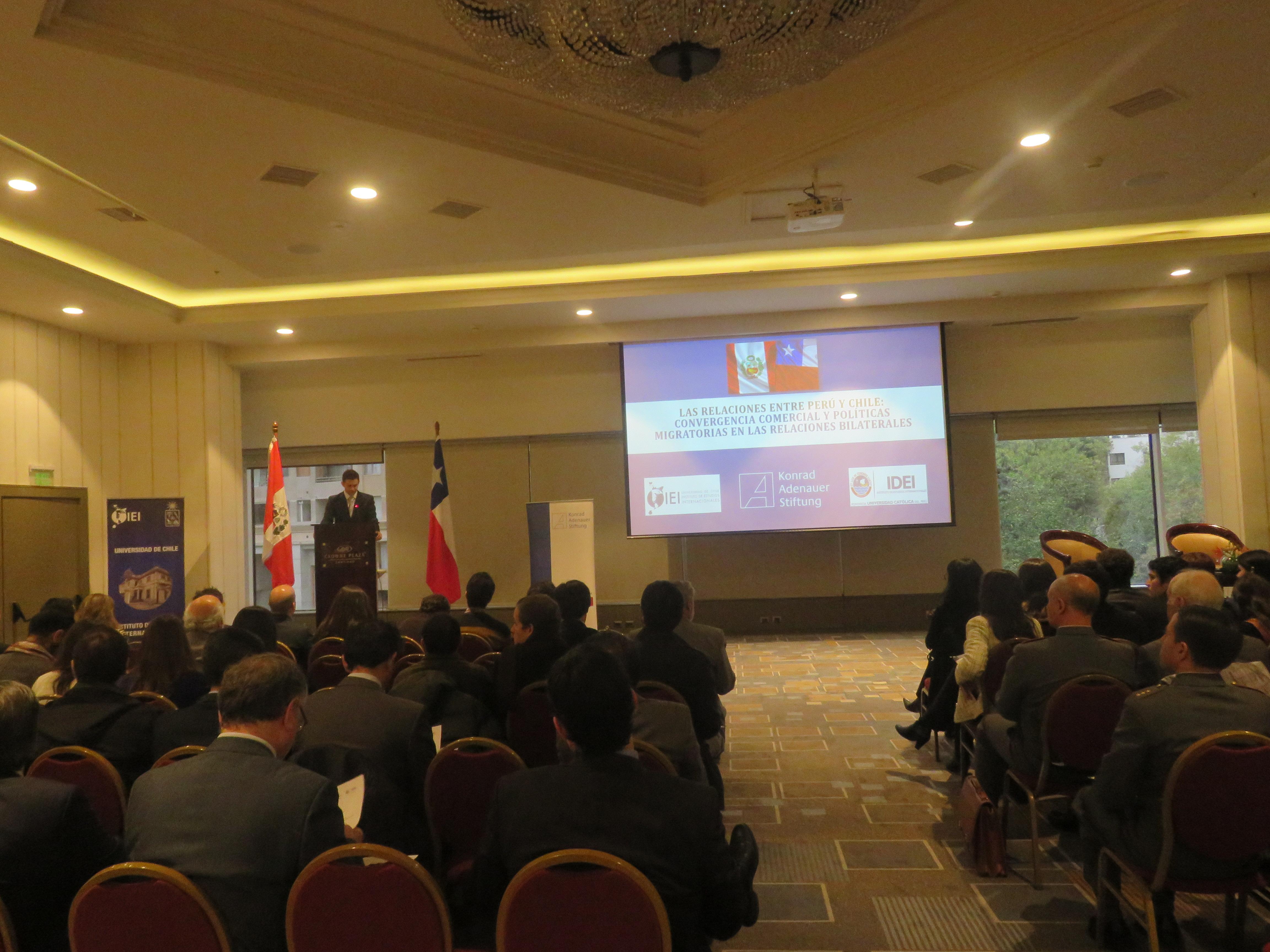 XIII Seminario Bilateral "Las relaciones entre Chile y Perú: convergencia comercial y políticas migratorias".