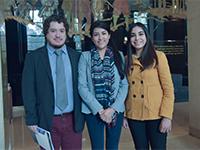 Parte del equipo que ejecutó el estudio, los investigadores Felipe Muñoz, Aracely Núñez y Javiera Cáceres. Parte del equipo que ejecutó el estudio, los investigadores Felipe Muñoz, Aracely Núñez y Javiera Cáceres.