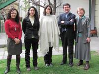 María José Henríquez, María Carolina González, Dorotea López, Ricardo Gamboa y Alicia Frohmann..