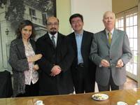 Astrid Espaliat, Oscar Rojas, Ricardo Gamboa y Manfred Wilhelmy.