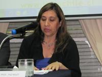 La Coordinadora de Extensión del IEI, profesora Paz Milet.